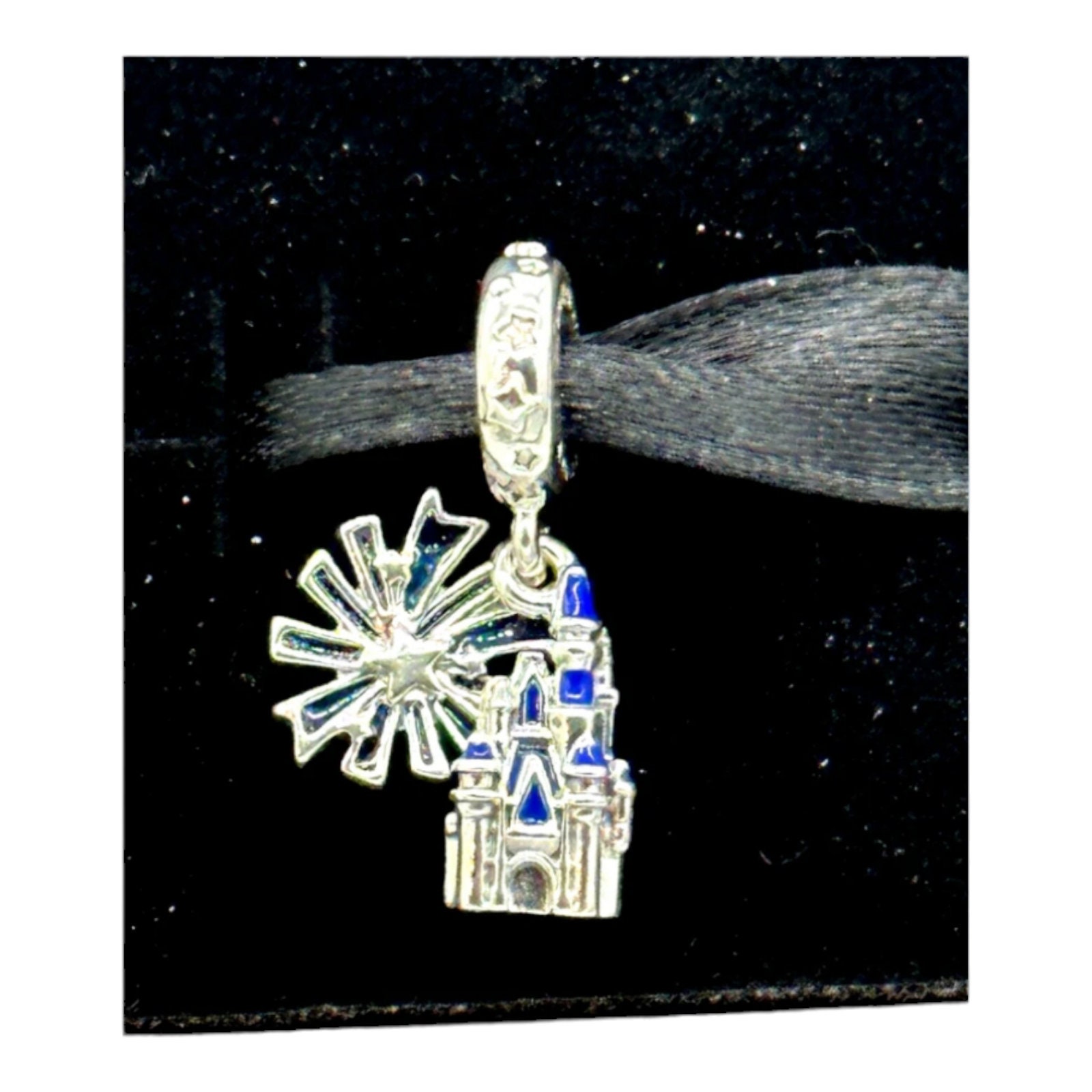 Authentic PANDORA DISNEY Firework Castle Dangle Charm Etsy