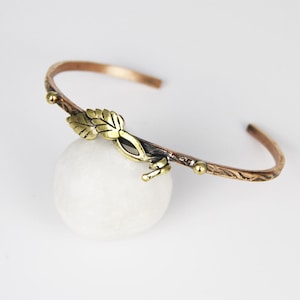 Acycraft Didyma Laurel Handcrafted Copper Bracelet