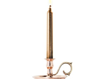Candelabro artesanal de cobre Coho