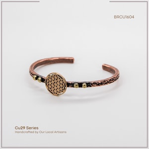 Acycraft Hattusa Handcrafted Copper Bracelet for Men & Women