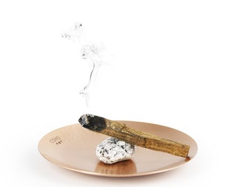 Coho Namaste Small Hammered Copper Incense Holder
