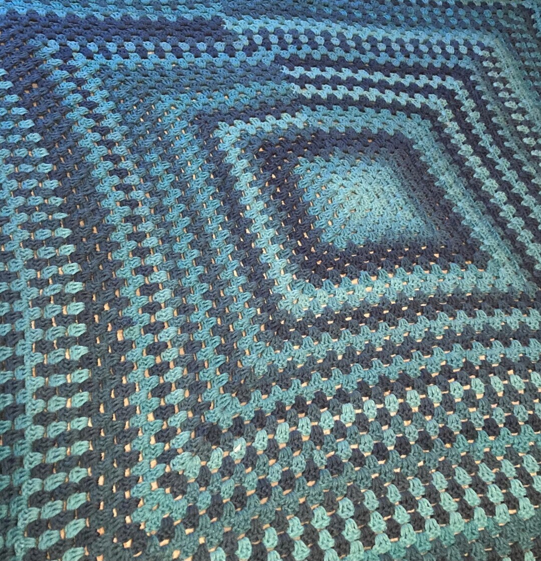 Easy Granny Square Blanket Pattern Etsy