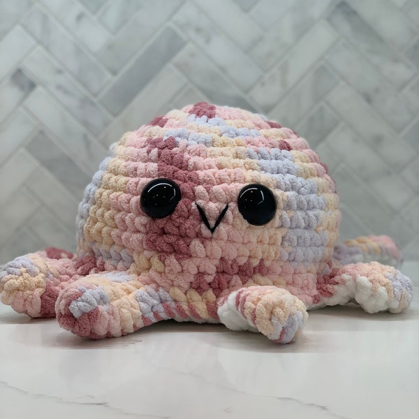 Crochet Reversible Octopus Hat