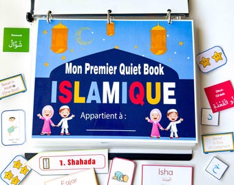 Faith Islam Based Montessori Printable – Islamic Busy Binder PDF | Muslim Toddler Activities, Wudu, Prayers, Arabic Letters