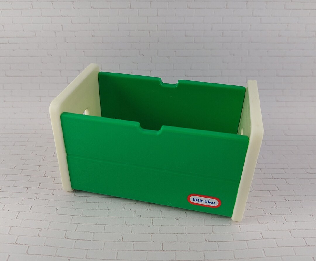 Vintage Little Tikes Green Toy Boxno Liddollhouse Etsy