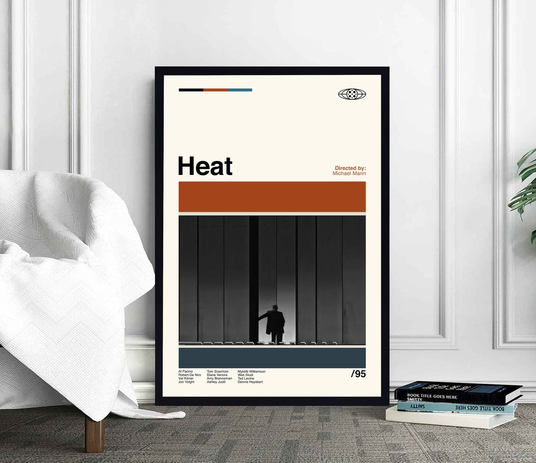 Heat Movie Poster Heat Print Wall Art Minimalist Movie - Etsy
