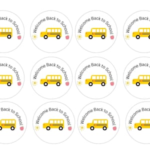 Printable School Bus Tag, Bus Driver Gift, Back to School Gift Tag, School Bus, Bus Driver, Teacher Tag, Teacher Printable Tag, Classroom