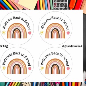 Welcome Back to School Teacher Tag