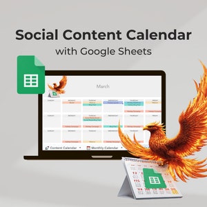 Social Media Content Calendar for Organizing Ideas Using a Google Sheets Business Content Planner Template to Achieve a Growth Mindset