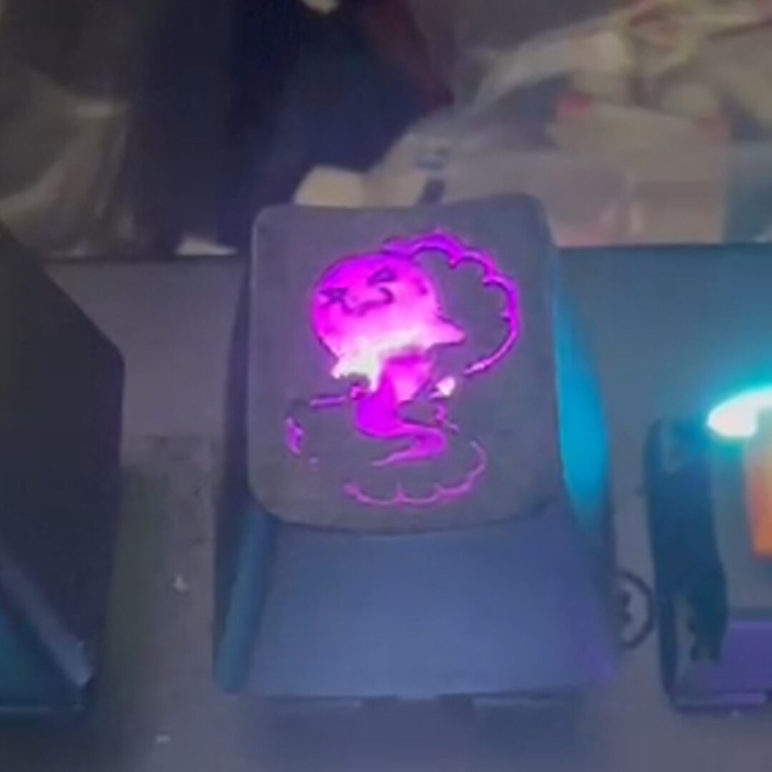 Cyberpunk Judy Shell Tattoo Keycap Etsy