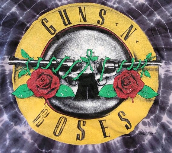 XL early 1999's   Symmetria "Guns n Roses" Tie-Dy… - image 1