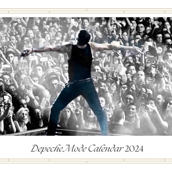 2024 Depeche Mode Calendar Etsy New Zealand