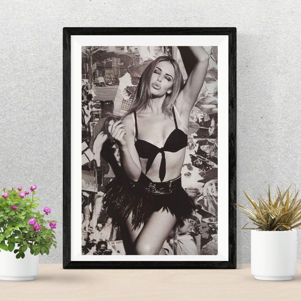 KYLIE MINOGUE POSTER | Kylie Minogue Poster Tribute | Kylie Minogue Walk Art | Photo Session | Kylie Minogue Wall Decor