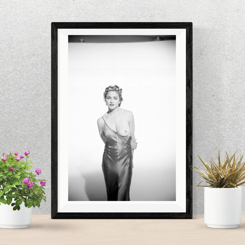Madonna Nude Poster Madonna Nude Walk Art Studio Photo Portrait of