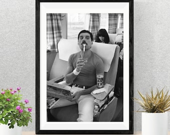 FREDDIE MERCURY POSTER / Freddie Mercury Poster Tribute / Freddie Mercury Walk Art / Sesión de fotos / Freddie Mercury Wall Decor