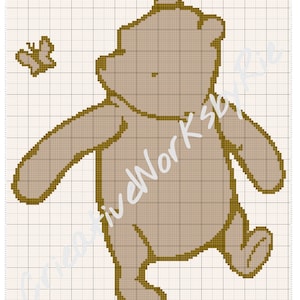 Classic Pooh Crochet Oversized Baby Blanket Pattern- DIGITAL DOWNLOAD ONLY