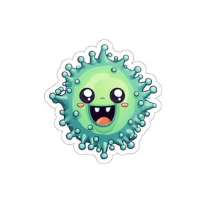 Cute Cyanobacteria | Laptop Sticker | Water Bottle Sticker | Vinyl Sticker | Funny Sticker | Meme Sticker