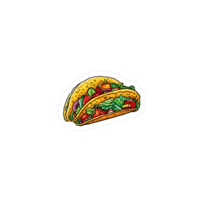 Taco Stickers | Laptop Sticker | Water Bottle Sticker | Vinyl Sticker | Funny Sticker | Meme Sticker