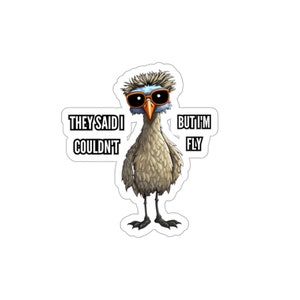Ostrich Sticker | Laptop Sticker | Water Bottle Sticker | Vinyl Sticker | Funny Sticker | Meme Sticker