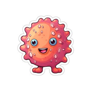 Cute Cynobacteria | Laptop Sticker | Water Bottle Sticker | Vinyl Sticker | Funny Sticker | Meme Sticker