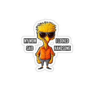 Ostrich Sticker | Laptop Sticker | Water Bottle Sticker | Vinyl Sticker | Funny Sticker | Meme Sticker