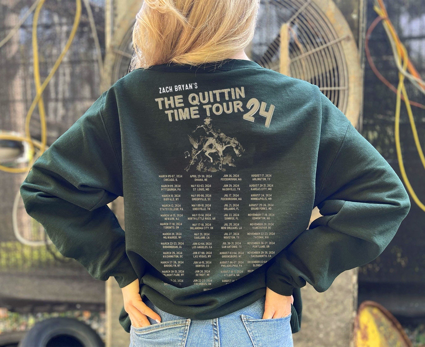 Zach Bryan The Quittin Time Tour 2024 Shirt, Country Music Tshirt