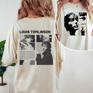 Louis Tomlinson Faith In The Future World Tour Litho Shirt -  Vintagenclassic Tee