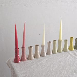 Wiggly Candlestick (Made to Order)  • Handmade Colorful Ceramic • Taper Candle Holder