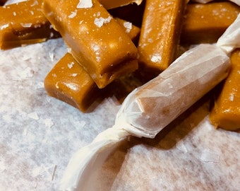 Old-Fashioned Sea Salted Caramels