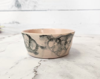 Pink Bubble Stoneware Bowl | Condiment bowl | Handmade Pottery