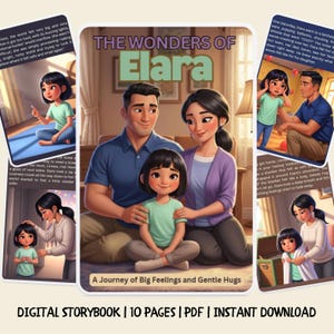 Highly Sensitive Child Storybook Digital Download for Sensory Processing Introvert Big Emotions and Gentle Parenting Support Book PDF