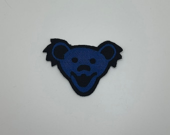 Grateful Dead Bear Head Patch (3” x 3.5”)