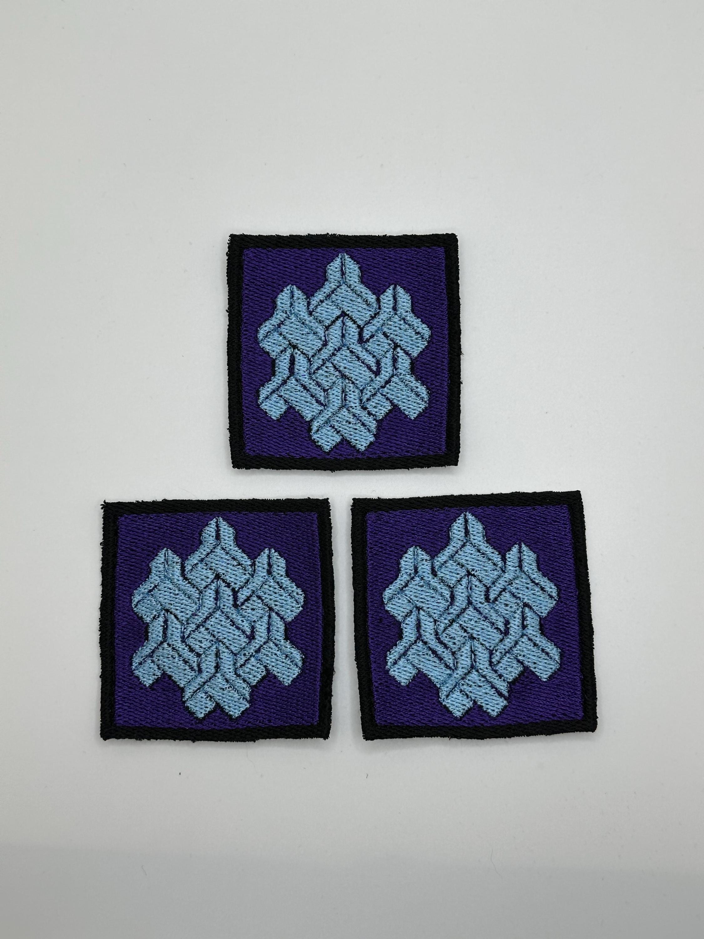 Embossed Triangular Patch Triangular Patch (2.5” X 2.5”) - Etsy