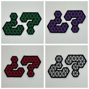 Triangle Question Mark Patch (2.5” x 2.5”)