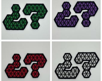 Triangle Question Mark Patch (2.5” x 2.5”)