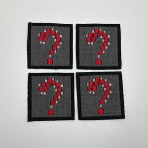Square Question Mark “Tipper” Patch (2.25” x 2.25”)