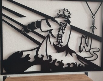 Anime Metal Wall Art, Anime Gifts for Him, Anime Metal Poster, Anime Wall Decor