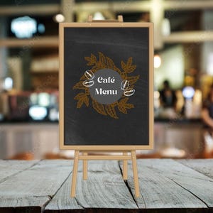 Menu Template | Cafe Menu, Canva Template, Editable Template, Price List, Restaurant Business