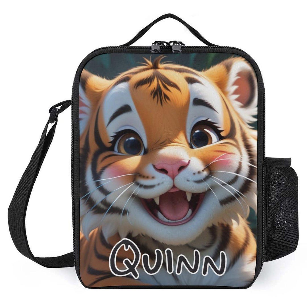 Personalized Lunchbag for Kids Custom Monogrammed Lunch Tote With Name ...