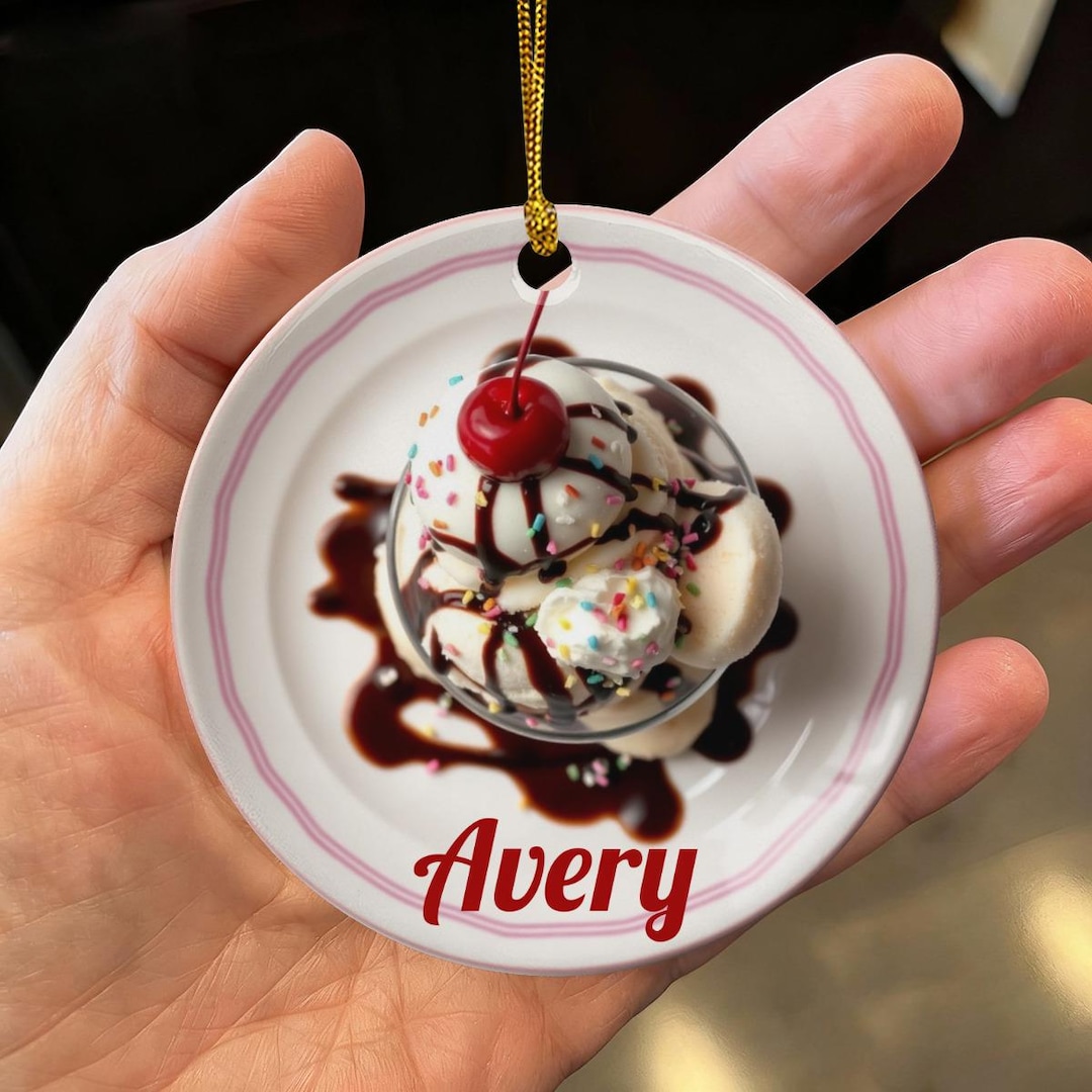 Custom Sundae Custom Ice Cream Sundae With Chocolate Syrup, Cherries Lovers ...