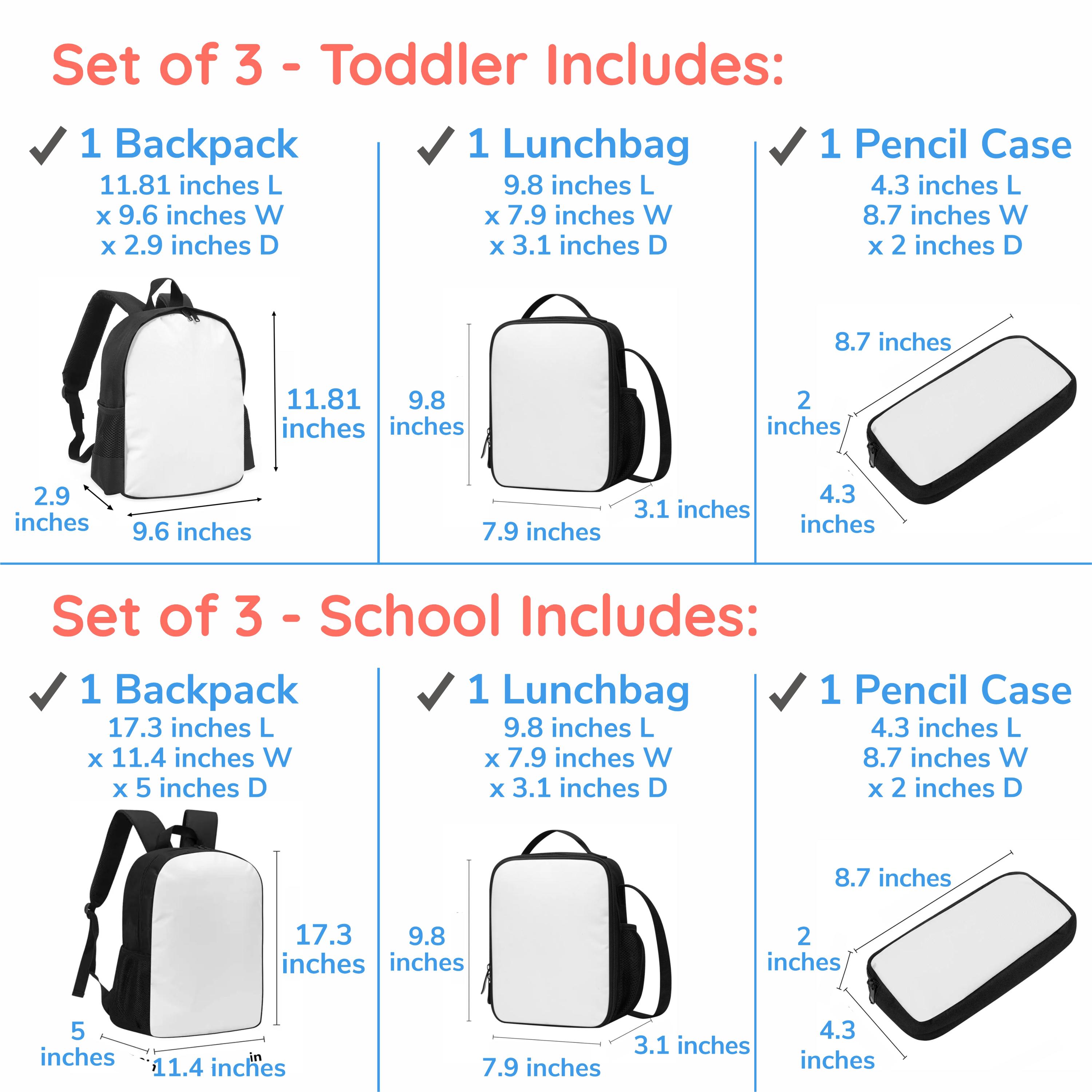 Schulrucksack Für Kinder & Teenager – Personalisierbar Mit Weißem Pferd, 40x28,5x17 Cm, Uni-Größe