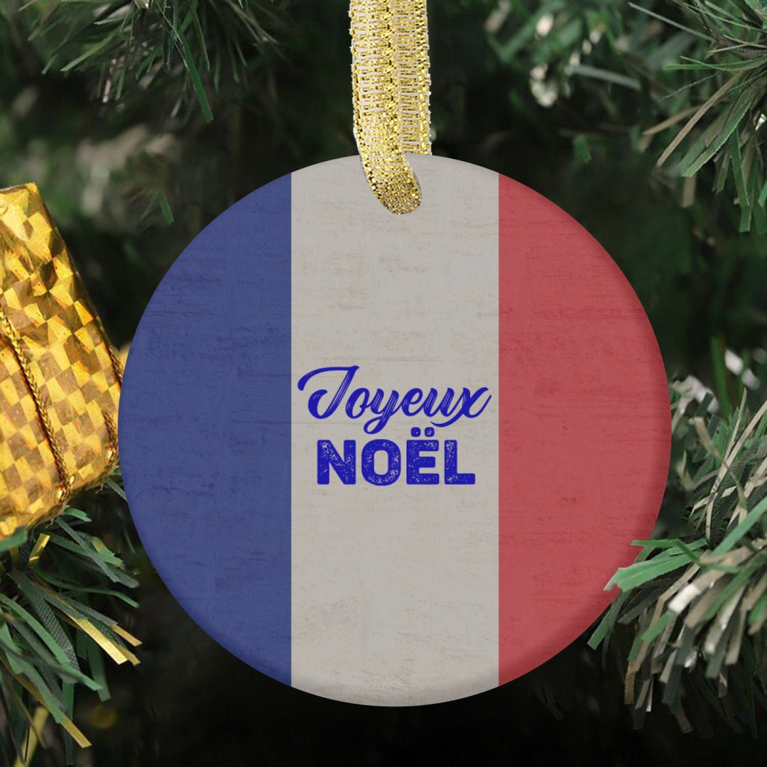 Selection of Christmas Xmas Ornament of Country Flag France French