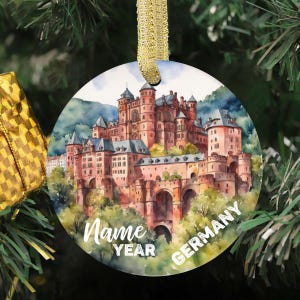 Heidelberg Germany Christmas Ornament - Etsy