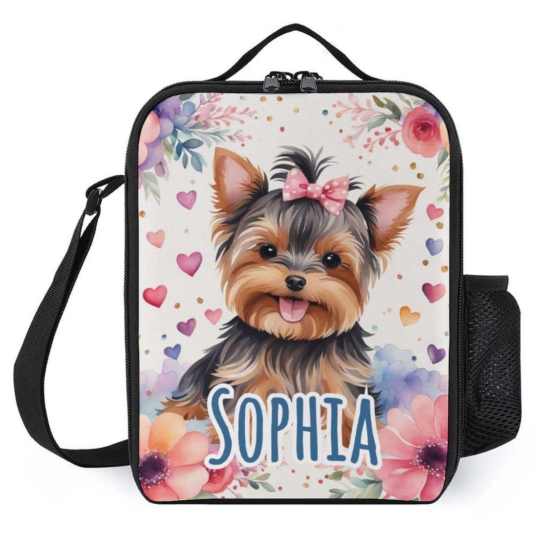 Personalized Lunchbag for Kids Custom Monogrammed Lunch Tote With Name ...