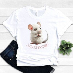 Gourde Isotherme 500ml 'I'm Just Chinchillin' – Acier Inoxydable Blanc