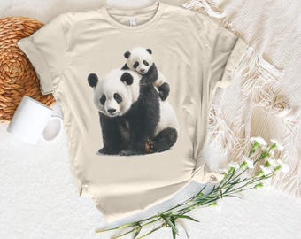 Camiseta Família Panda: Presente para o Dia das Mães