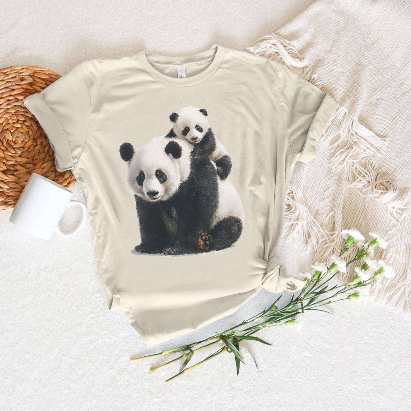 ★M-PANDA★ファミリータイプ Panda Family Tee Shirt: Mother's Day Gift - Etsy