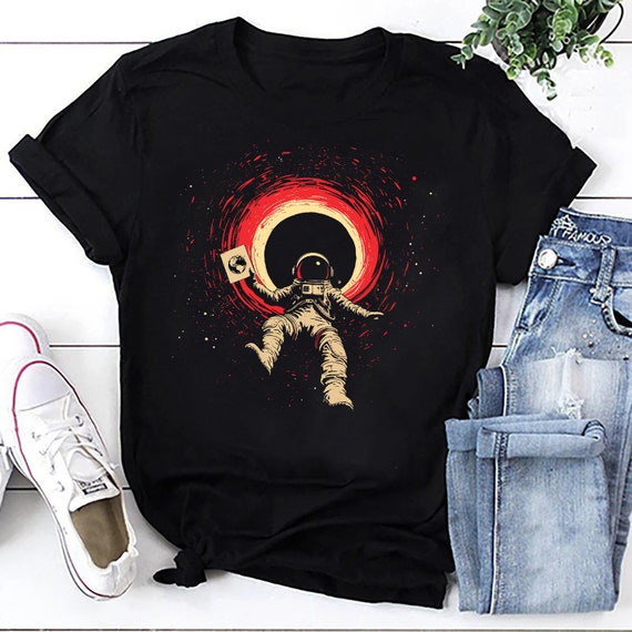 What Happens In A Black Hole T-Shirt | Funny Space Shirt What Happens In A Black Hole T-Shirt | Funny Space Shirt
