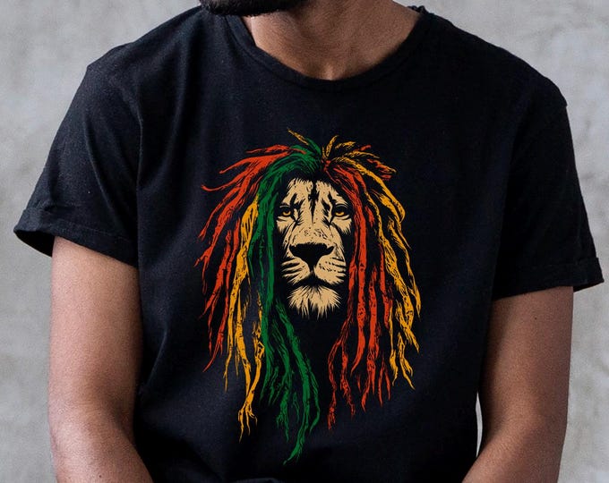 Rasta Lion T-Shirt: Reggae Music Festival Fashion
