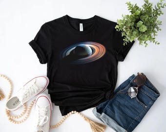 Planet Saturn Graphic Tee: Unisex Solar System T-Shirt, Astronomy Gift, Space Lover Shirt
